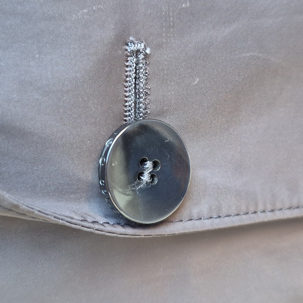 Corneliani Cc Italy Solid Grey Polyester Mens 40 … - image 3